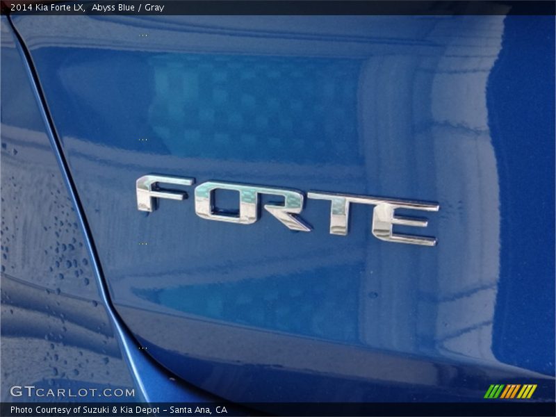 Abyss Blue / Gray 2014 Kia Forte LX