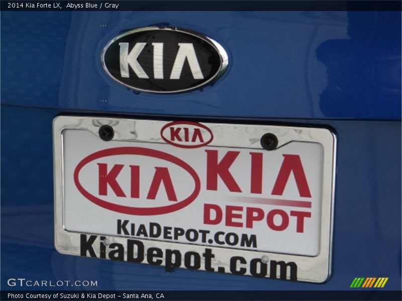 Abyss Blue / Gray 2014 Kia Forte LX