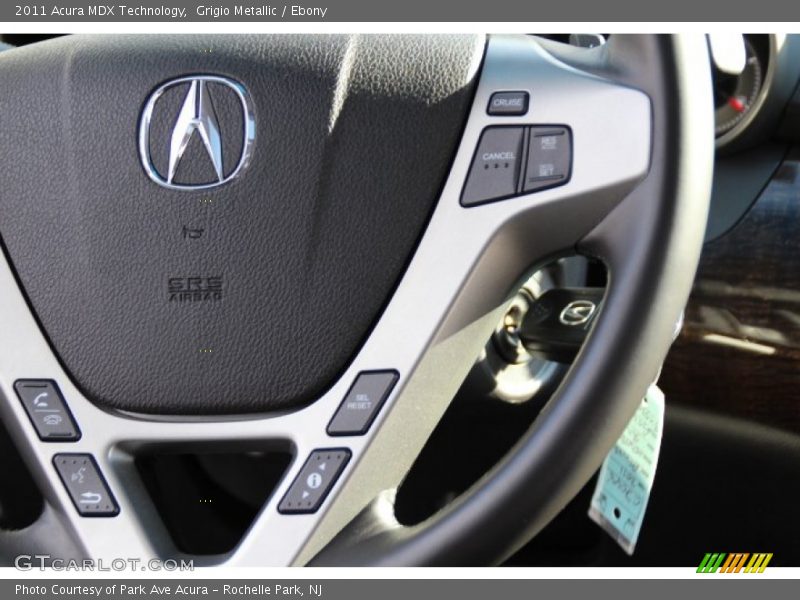 Grigio Metallic / Ebony 2011 Acura MDX Technology
