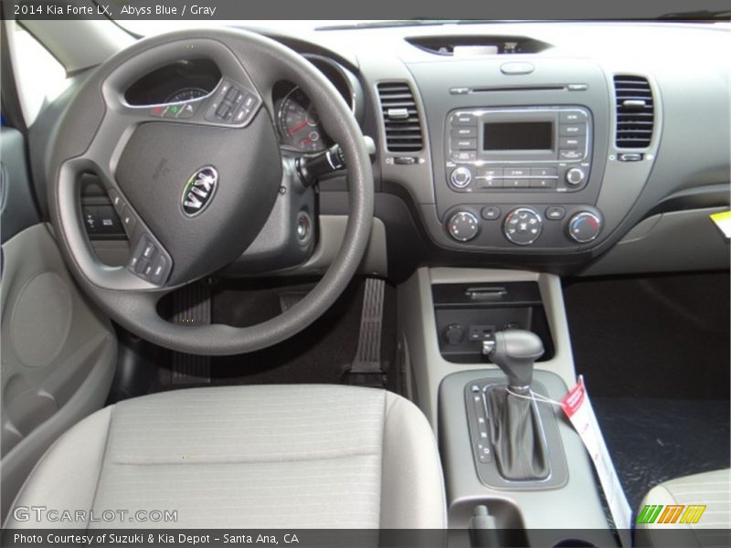 Abyss Blue / Gray 2014 Kia Forte LX