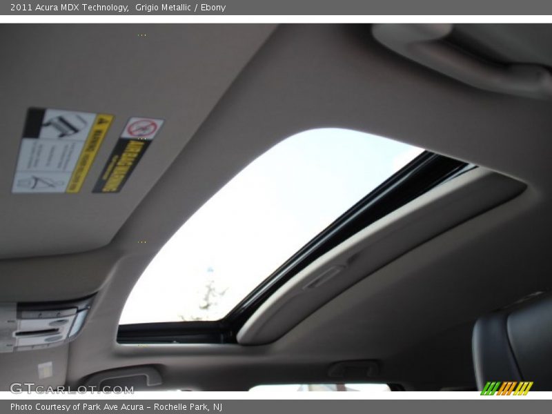 Grigio Metallic / Ebony 2011 Acura MDX Technology