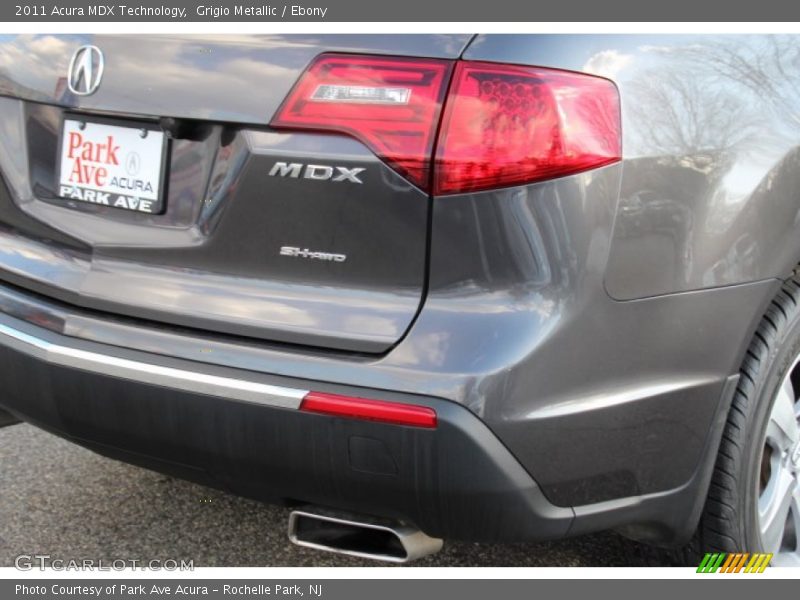 Grigio Metallic / Ebony 2011 Acura MDX Technology