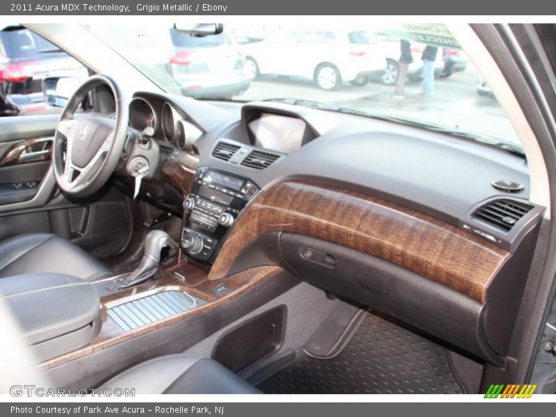 Grigio Metallic / Ebony 2011 Acura MDX Technology