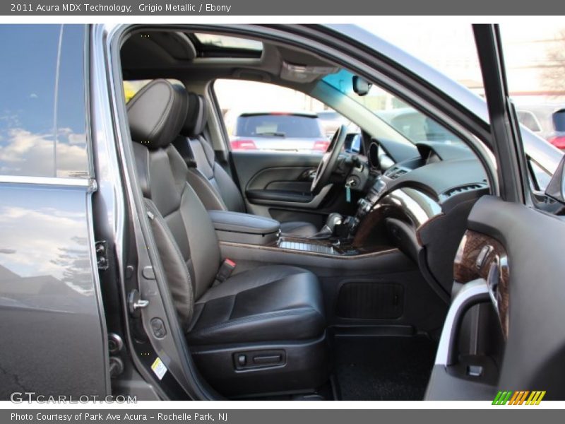 Grigio Metallic / Ebony 2011 Acura MDX Technology