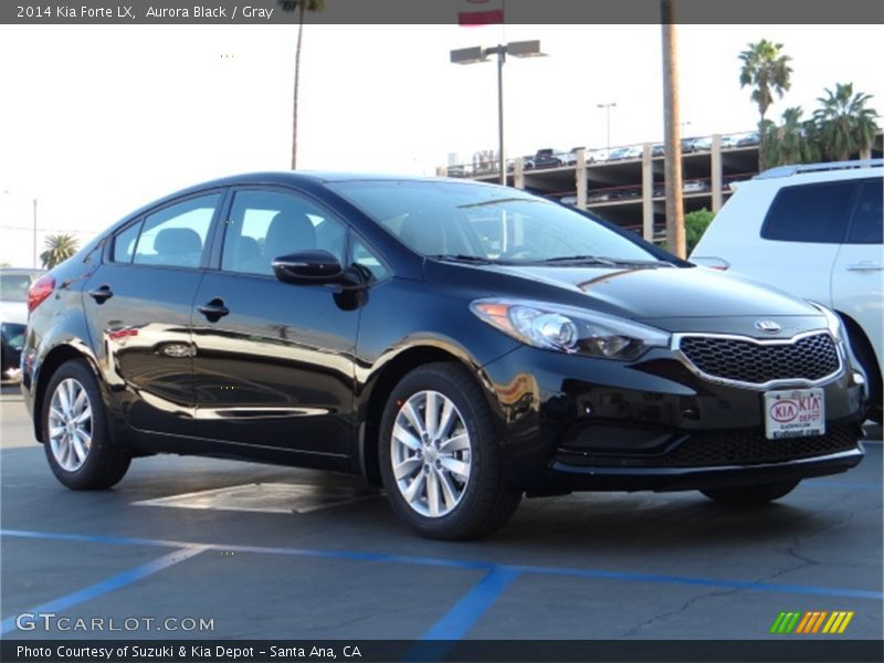 Aurora Black / Gray 2014 Kia Forte LX