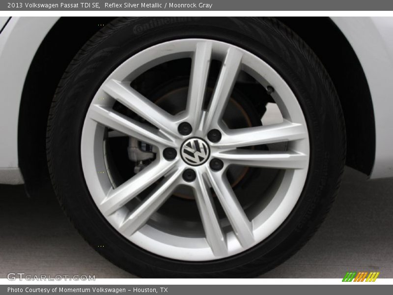 Reflex Silver Metallic / Moonrock Gray 2013 Volkswagen Passat TDI SE
