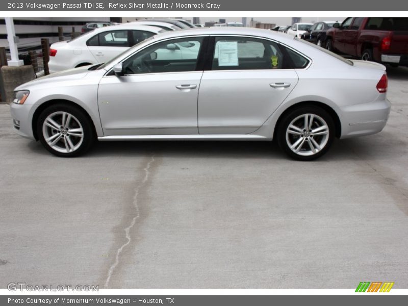 Reflex Silver Metallic / Moonrock Gray 2013 Volkswagen Passat TDI SE