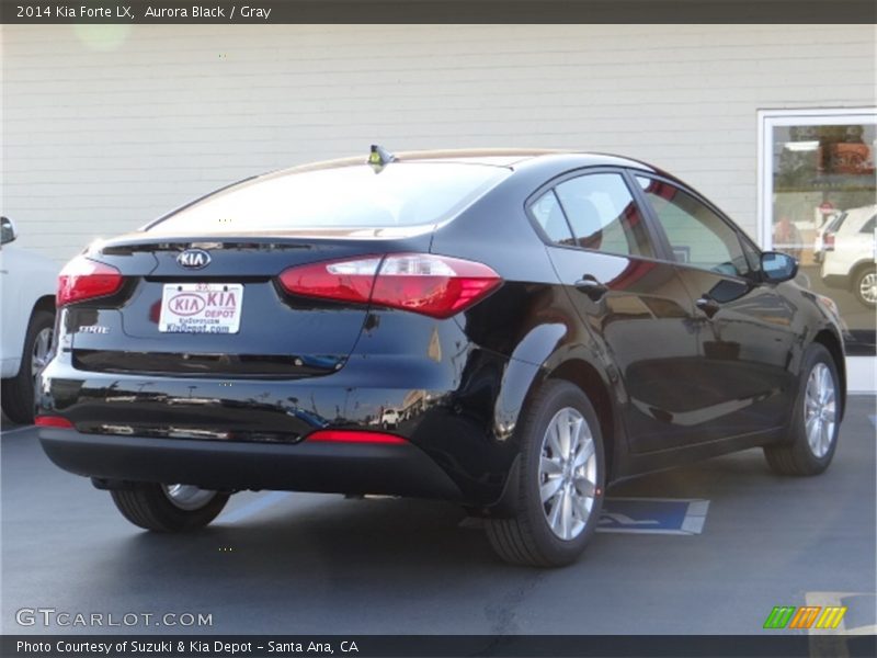 Aurora Black / Gray 2014 Kia Forte LX