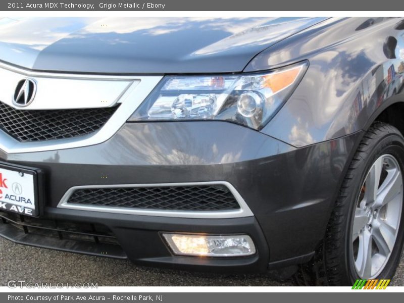 Grigio Metallic / Ebony 2011 Acura MDX Technology