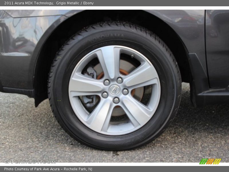 Grigio Metallic / Ebony 2011 Acura MDX Technology