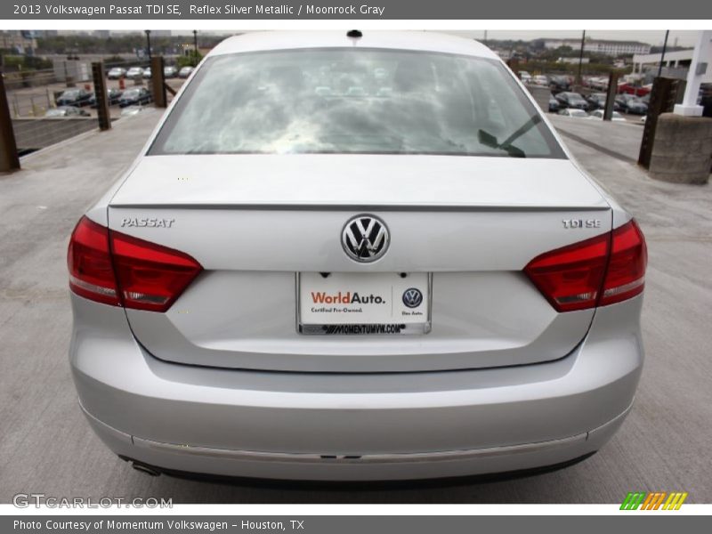 Reflex Silver Metallic / Moonrock Gray 2013 Volkswagen Passat TDI SE