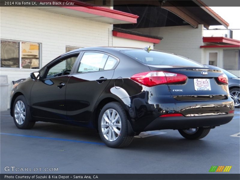Aurora Black / Gray 2014 Kia Forte LX
