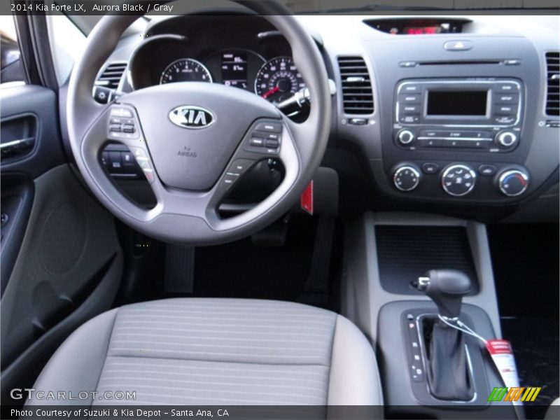 Aurora Black / Gray 2014 Kia Forte LX