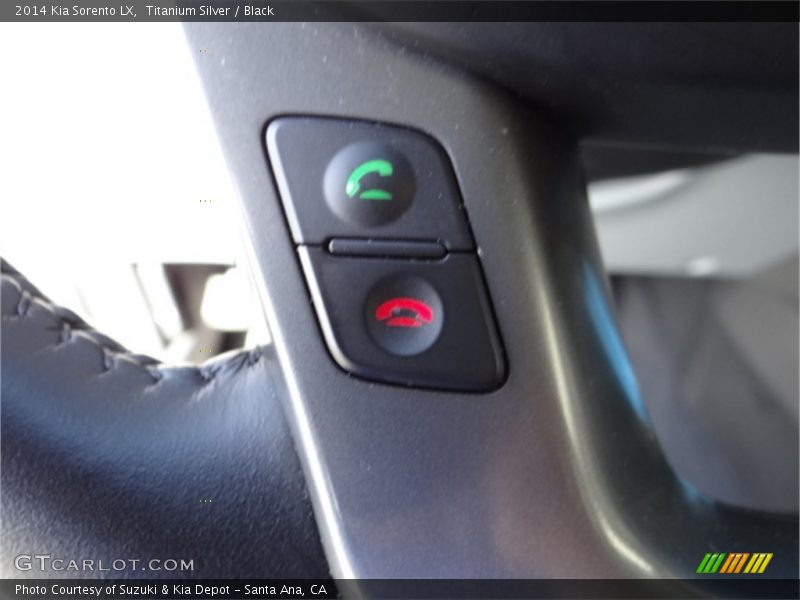 Titanium Silver / Black 2014 Kia Sorento LX