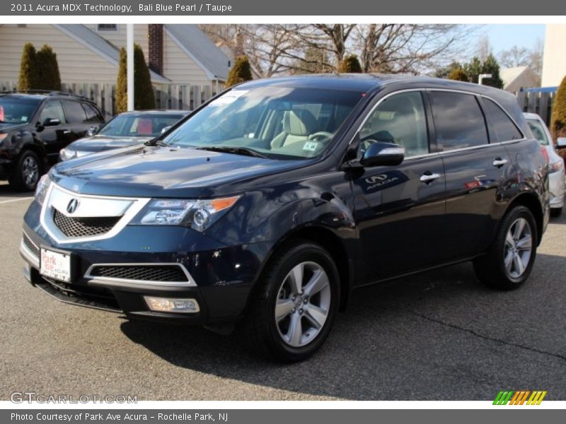 Bali Blue Pearl / Taupe 2011 Acura MDX Technology