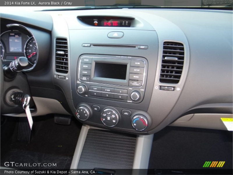 Aurora Black / Gray 2014 Kia Forte LX