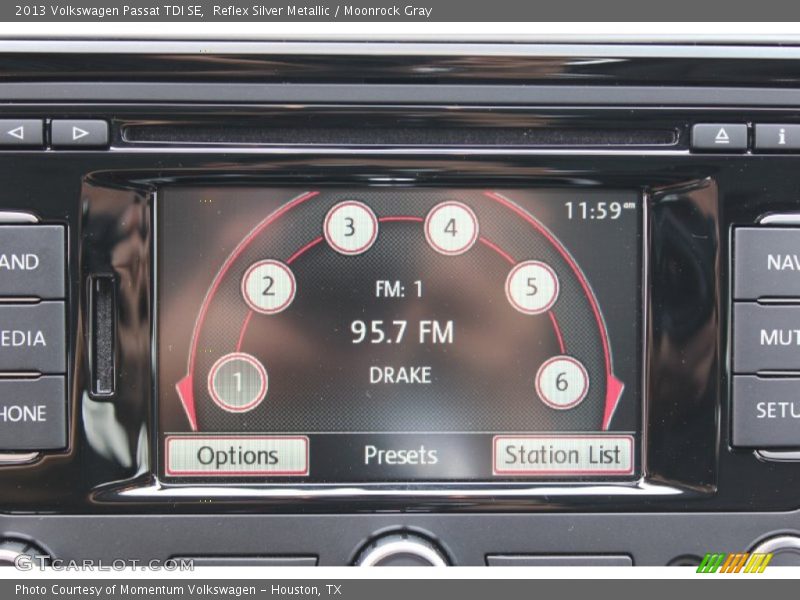 Reflex Silver Metallic / Moonrock Gray 2013 Volkswagen Passat TDI SE