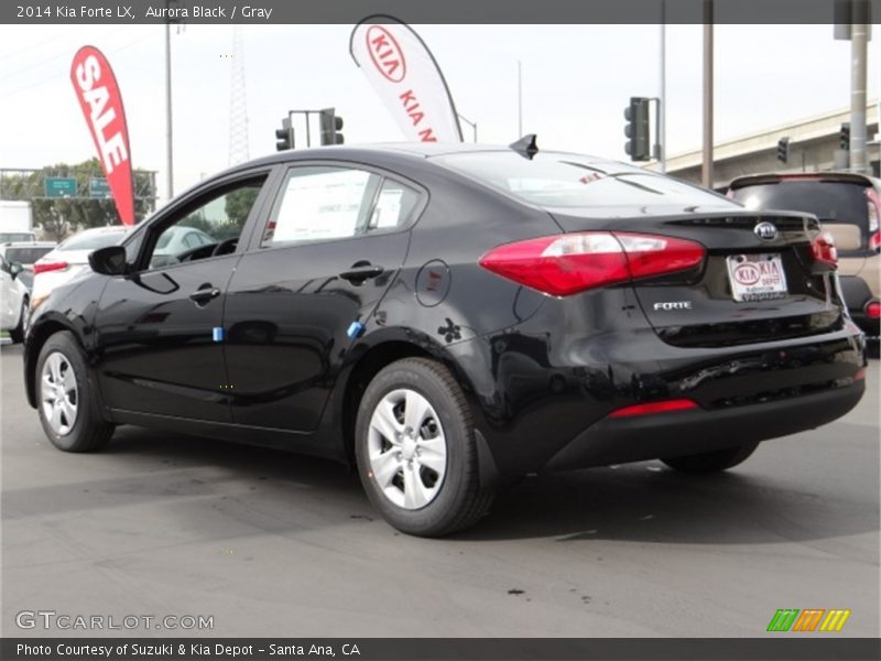 Aurora Black / Gray 2014 Kia Forte LX