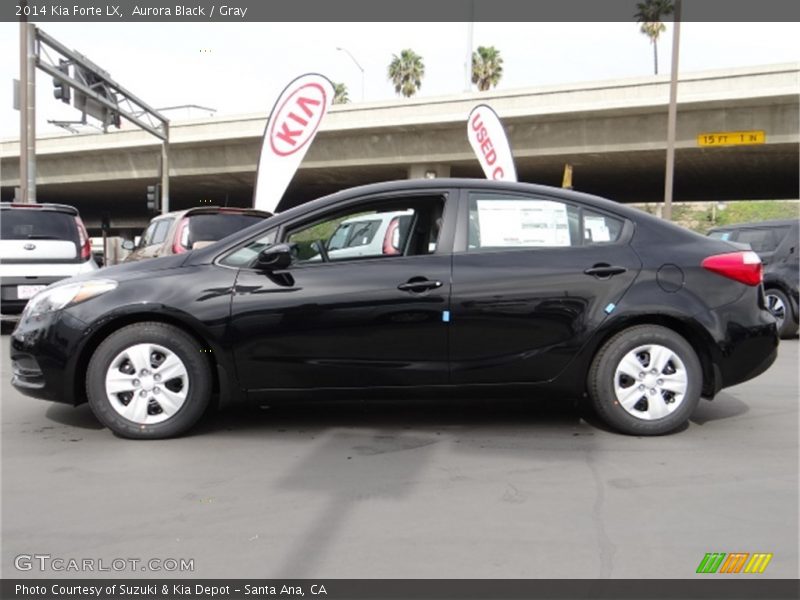 Aurora Black / Gray 2014 Kia Forte LX