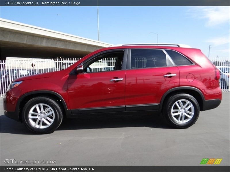Remington Red / Beige 2014 Kia Sorento LX