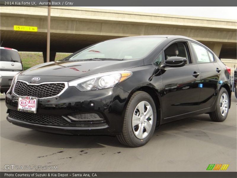 Aurora Black / Gray 2014 Kia Forte LX