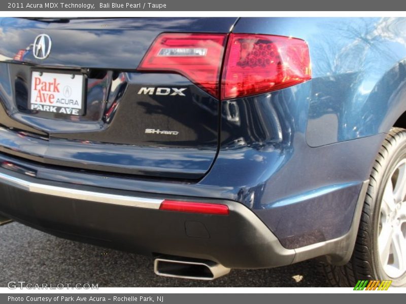 Bali Blue Pearl / Taupe 2011 Acura MDX Technology