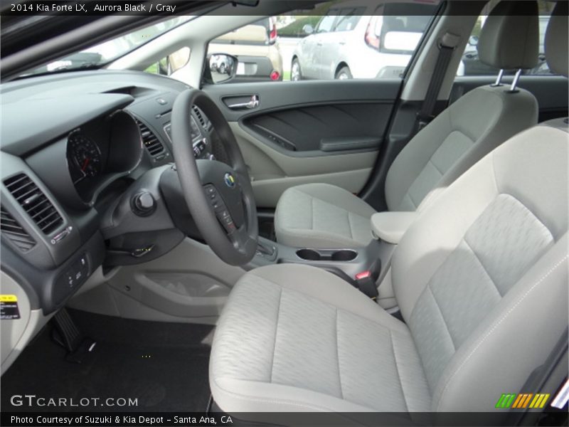 Aurora Black / Gray 2014 Kia Forte LX
