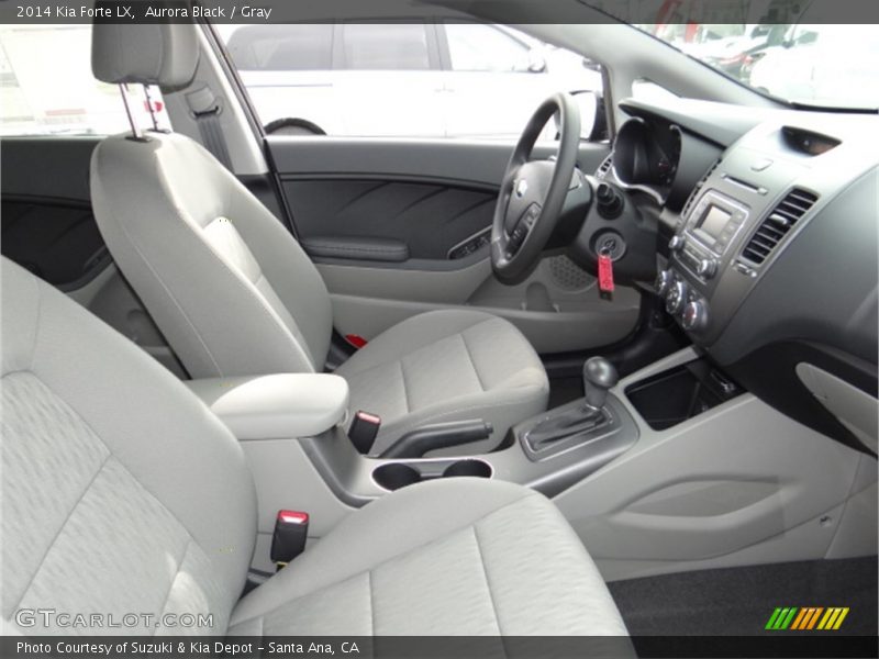Aurora Black / Gray 2014 Kia Forte LX