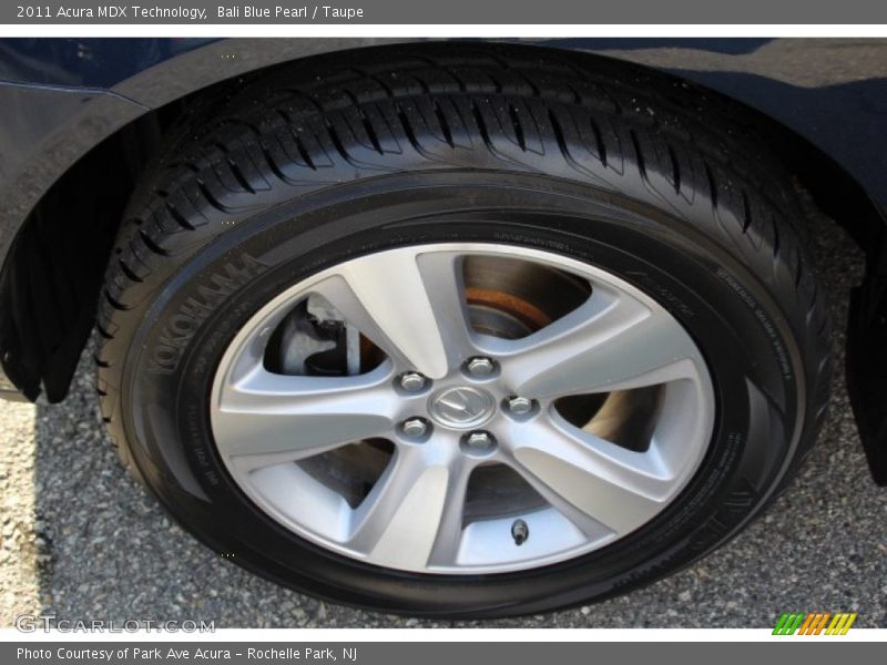 Bali Blue Pearl / Taupe 2011 Acura MDX Technology