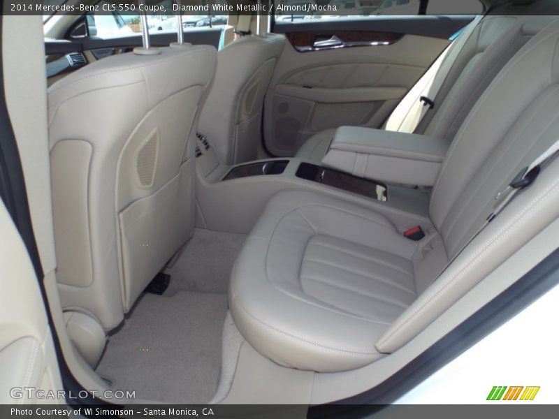 Diamond White Metallic / Almond/Mocha 2014 Mercedes-Benz CLS 550 Coupe