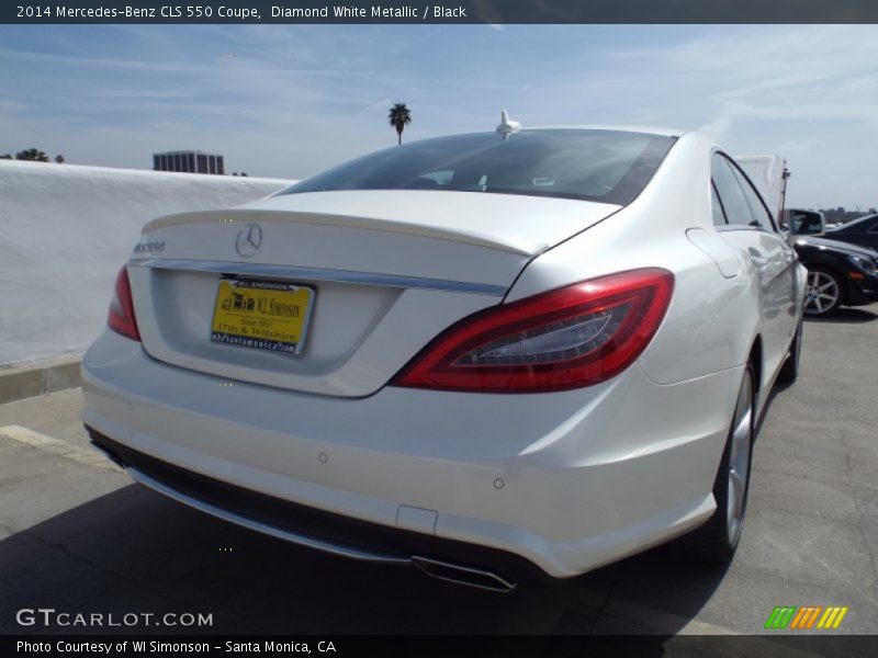 Diamond White Metallic / Black 2014 Mercedes-Benz CLS 550 Coupe