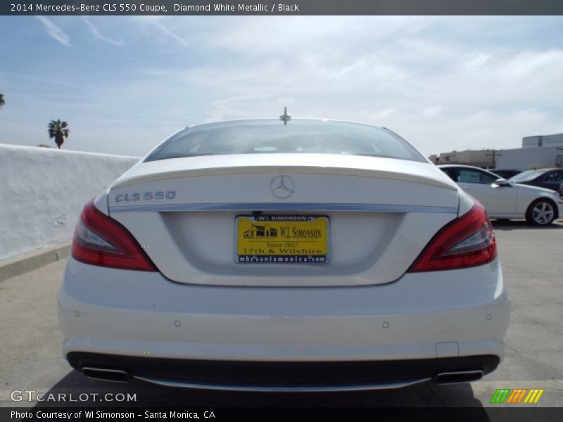 Diamond White Metallic / Black 2014 Mercedes-Benz CLS 550 Coupe