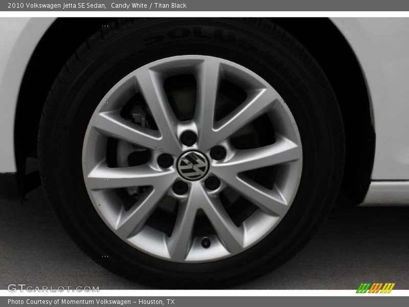 Candy White / Titan Black 2010 Volkswagen Jetta SE Sedan