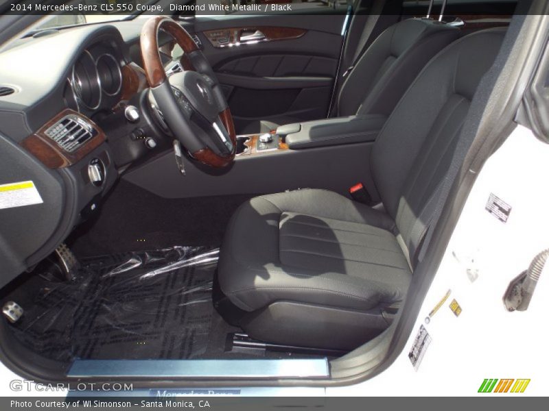 Diamond White Metallic / Black 2014 Mercedes-Benz CLS 550 Coupe
