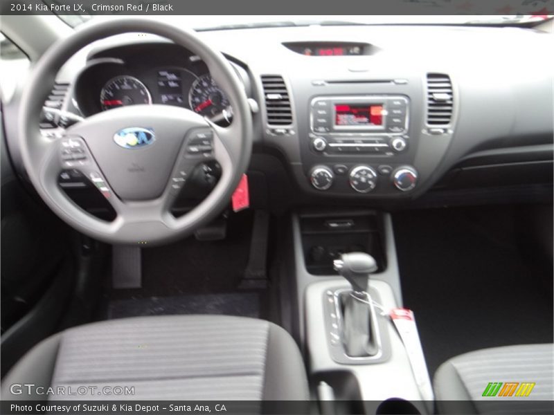 Crimson Red / Black 2014 Kia Forte LX