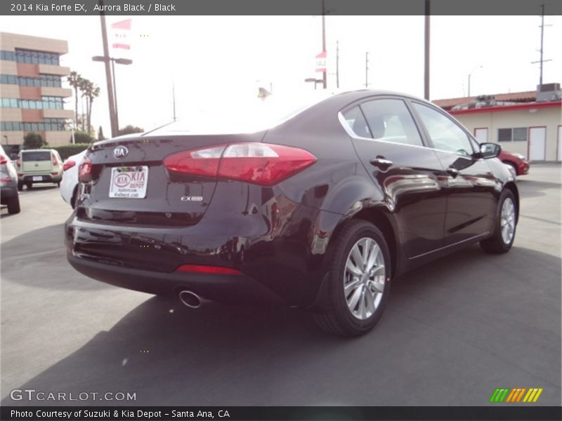Aurora Black / Black 2014 Kia Forte EX
