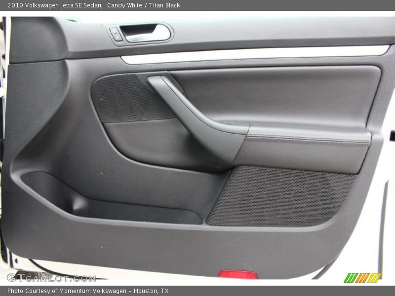 Candy White / Titan Black 2010 Volkswagen Jetta SE Sedan