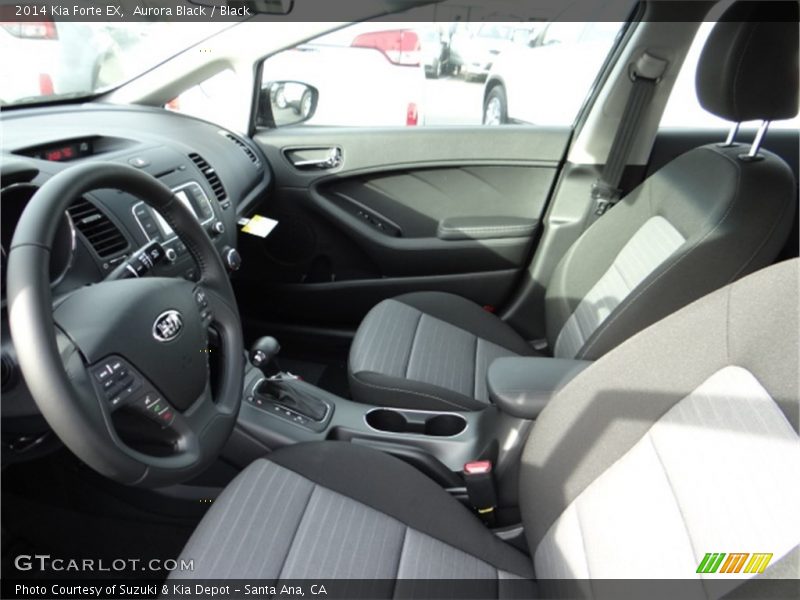 Aurora Black / Black 2014 Kia Forte EX