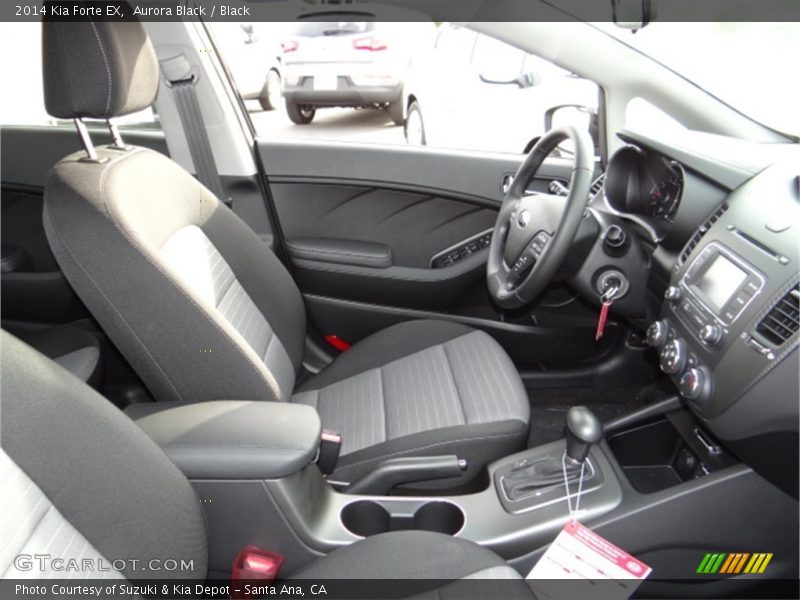 Aurora Black / Black 2014 Kia Forte EX