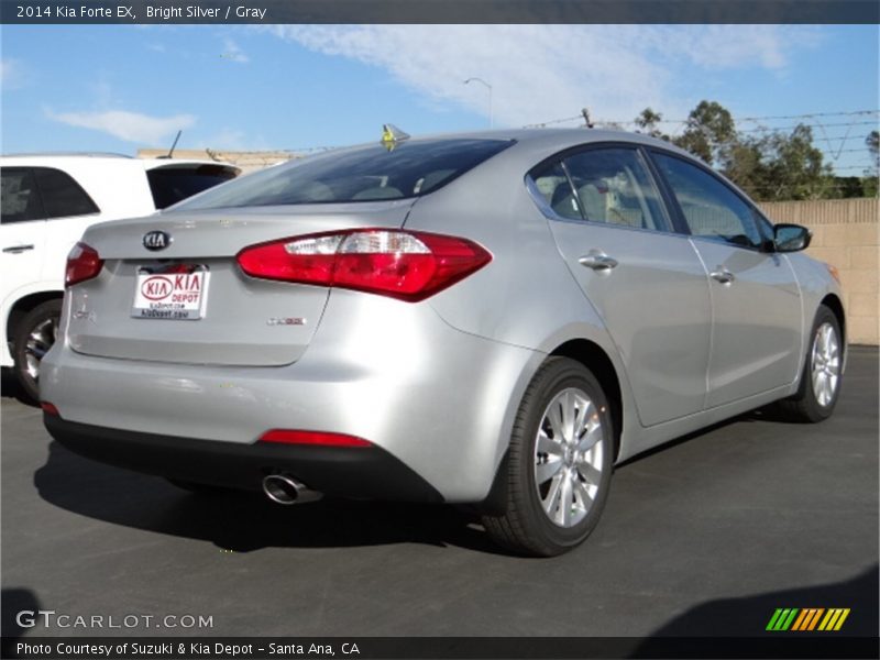 Bright Silver / Gray 2014 Kia Forte EX