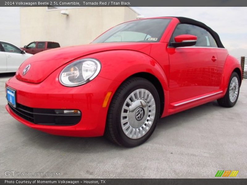 Tornado Red / Titan Black 2014 Volkswagen Beetle 2.5L Convertible