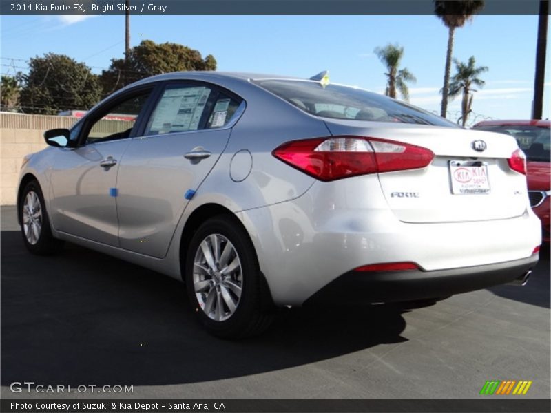 Bright Silver / Gray 2014 Kia Forte EX