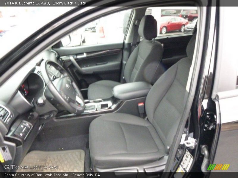 Ebony Black / Black 2014 Kia Sorento LX AWD