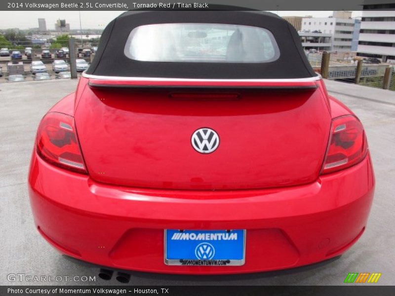 Tornado Red / Titan Black 2014 Volkswagen Beetle 2.5L Convertible