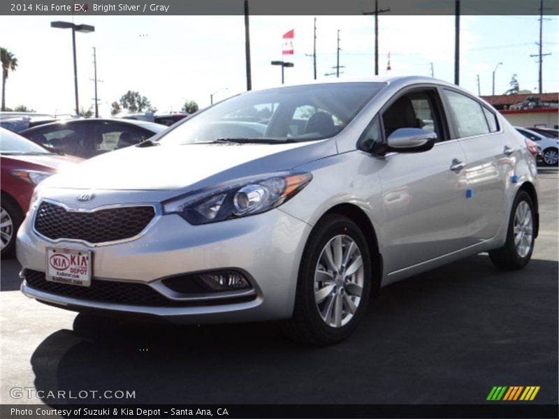 Bright Silver / Gray 2014 Kia Forte EX