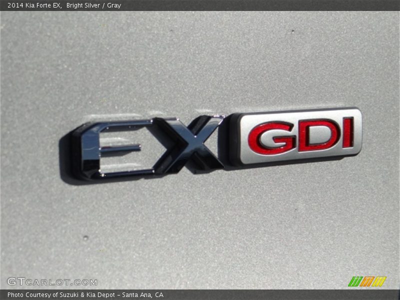 Bright Silver / Gray 2014 Kia Forte EX