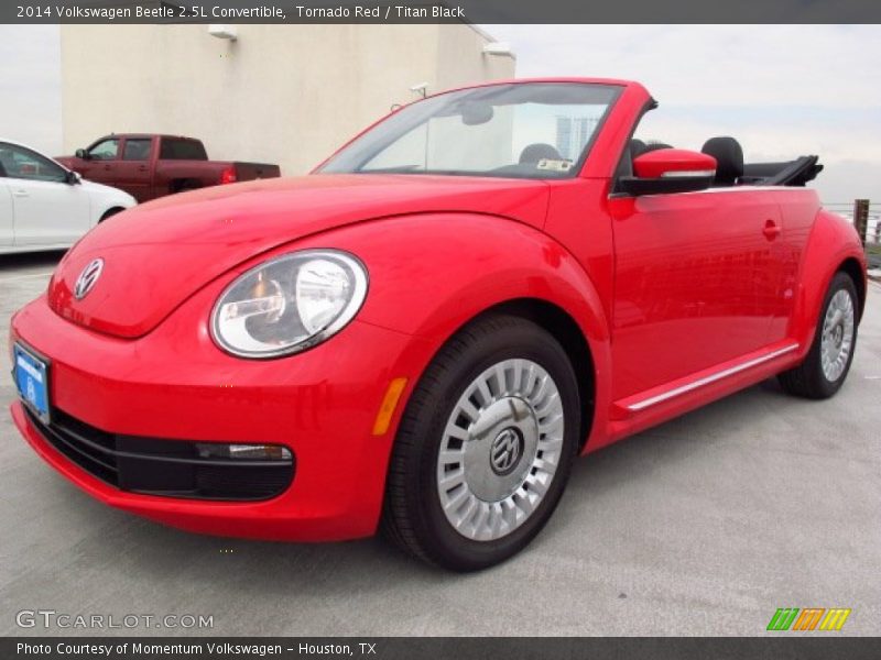 Tornado Red / Titan Black 2014 Volkswagen Beetle 2.5L Convertible