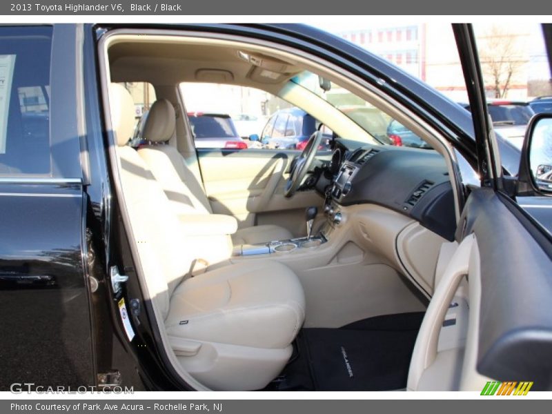 Black / Black 2013 Toyota Highlander V6