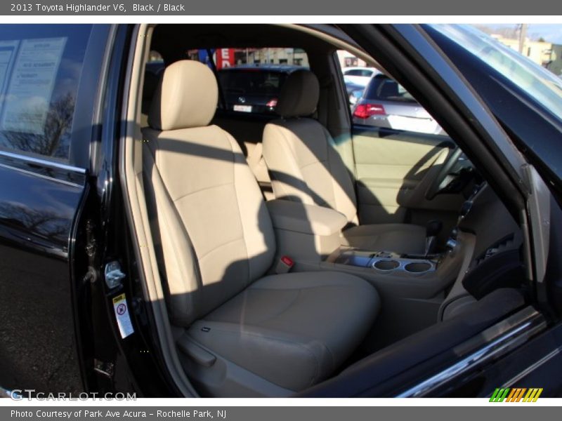 Black / Black 2013 Toyota Highlander V6