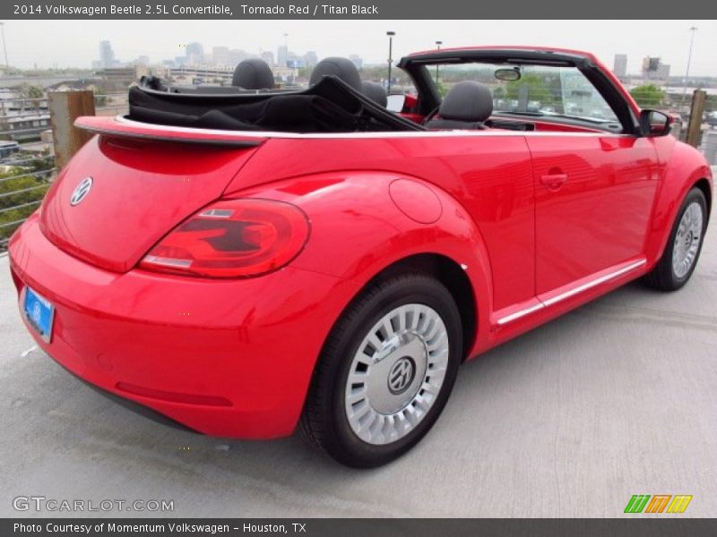 Tornado Red / Titan Black 2014 Volkswagen Beetle 2.5L Convertible